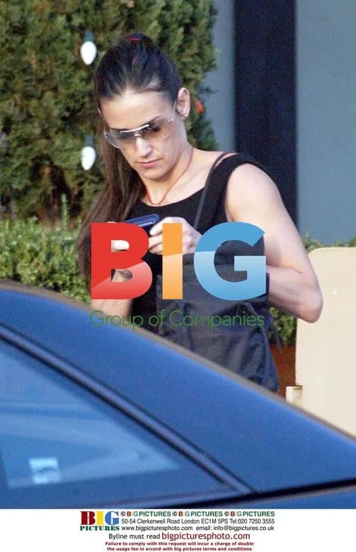 Demi Moore Gets Paged Outside Beverly Hills Store