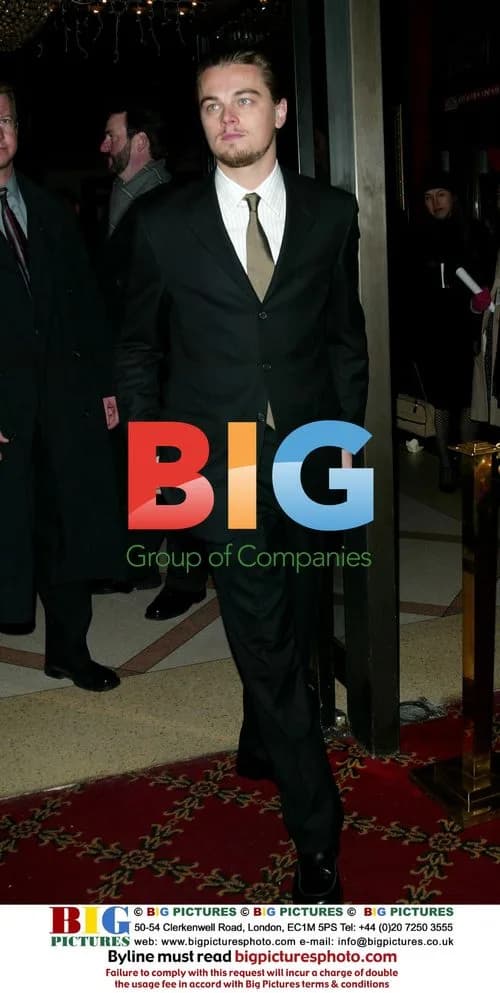 Leonardo DiCaprio at "Gangs Of New York" premiere