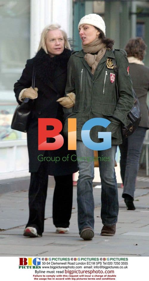 Mariella Frostrup out in Notting Hill