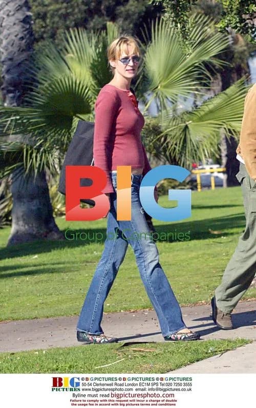 Uma Thurman and Ethan Hawke out with kids in Santa Monica