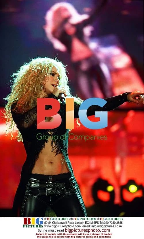Shakira Performs in Barcelona