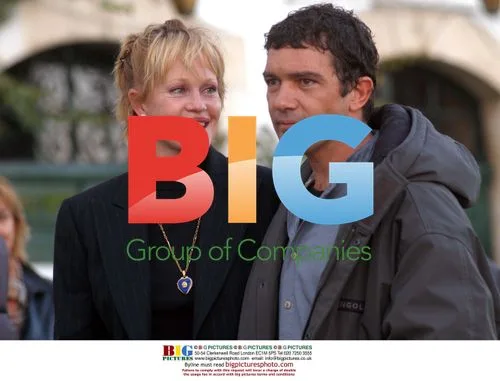 Antonio Banderas and Melanie Griffith in Cadaques, Spain