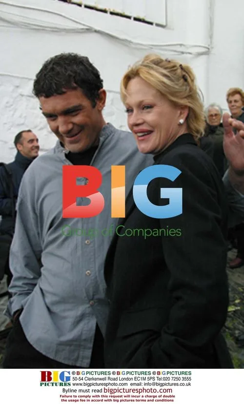 Antonio Banderas and Melanie Griffith in Cadaques, Spain