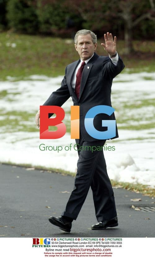 President Bush Departs White House