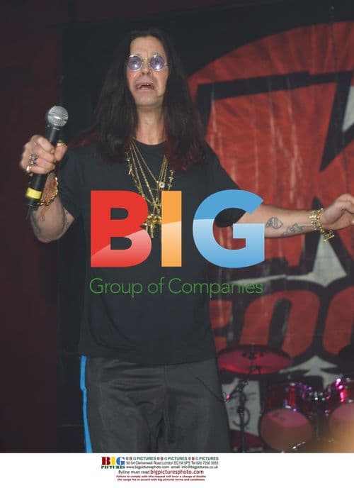 Ozzy Osbourne with daughter Kelly at 2002 K-ROCK Claus-Fest