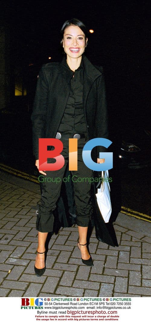 TV Presenter Melanie Sykes at Nobu Restaurant