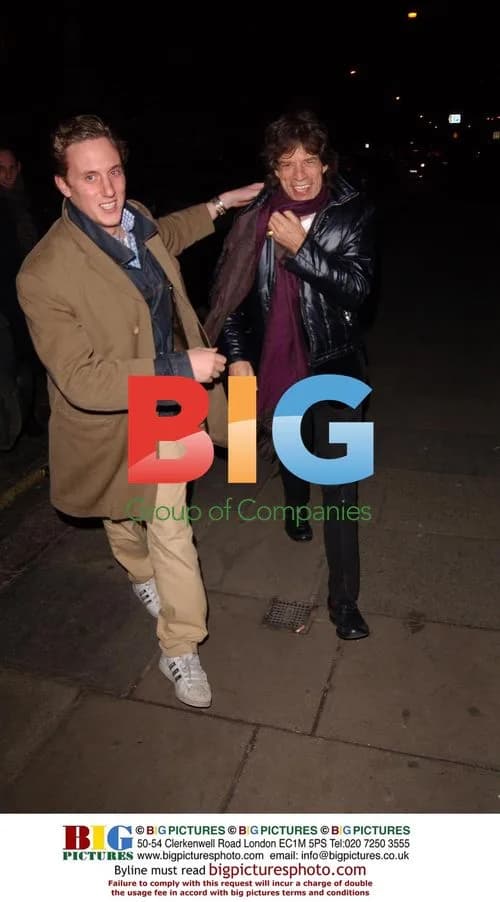 Mick Jagger Arrives at Sketch Club in London