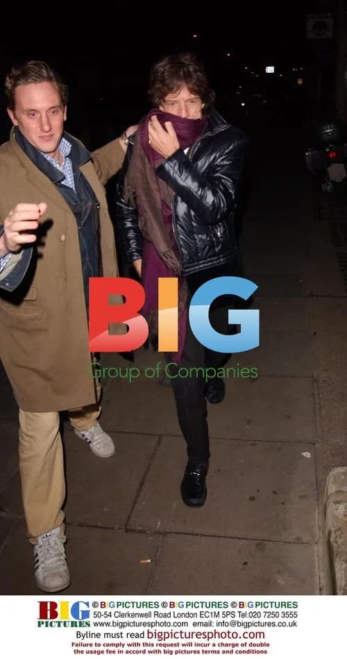 Mick Jagger arriving at Sketch club in London