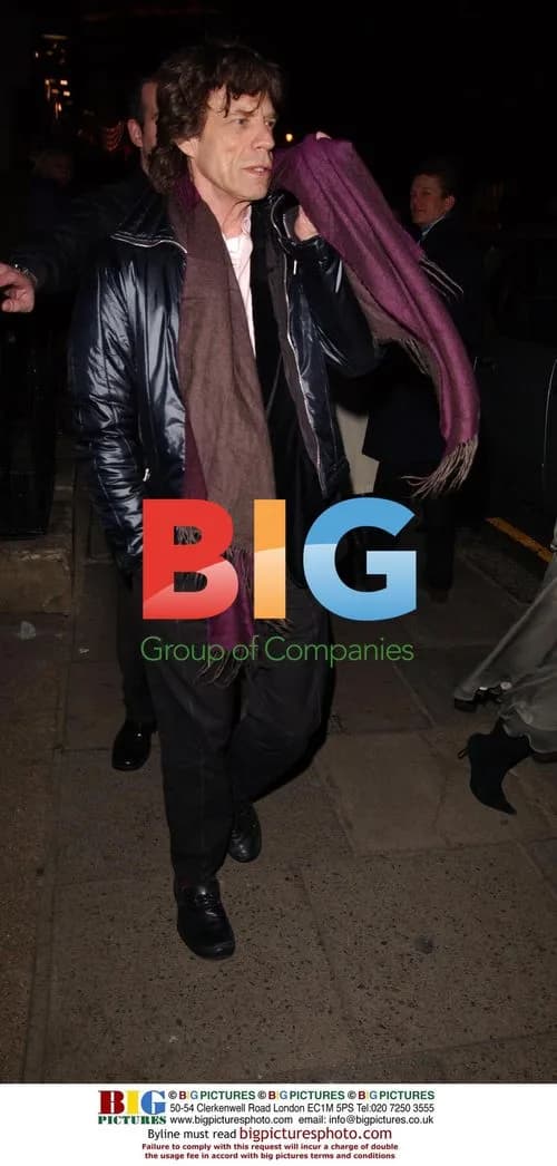 Mick Jagger Arrives at 'Sketch' Club in London