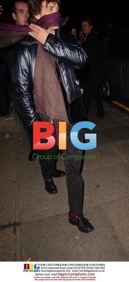 Mick Jagger Arriving at Sketch Club in London