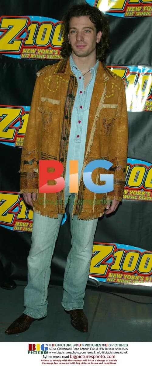 NSYNC's JC Chavez at Jingle Ball 2002