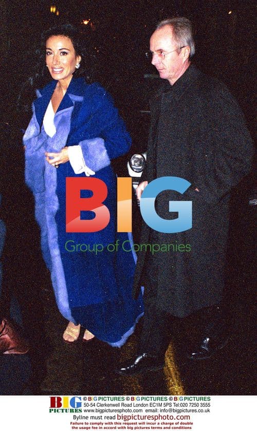 England Manager Sven Ericsson and Nancy Dell'Olio