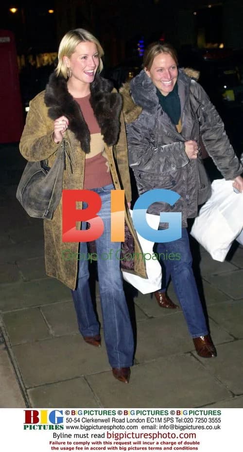 Denise Van Outen Shopping in London