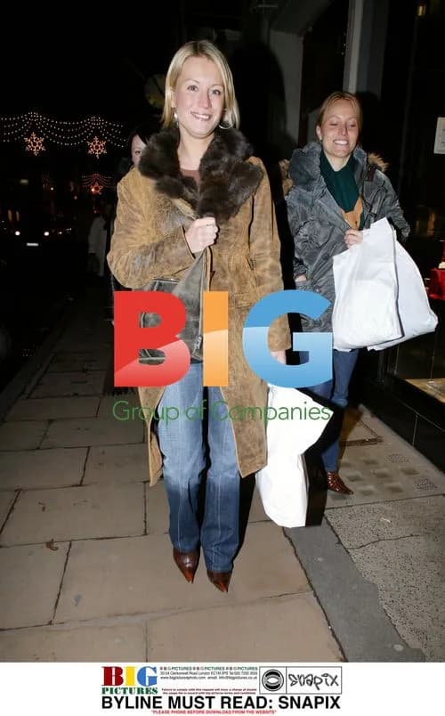 Denise Van Outen Shopping in London
