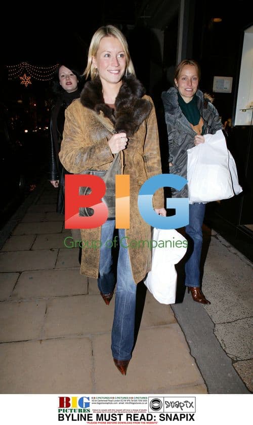 Denise Van Outen Shopping in Prada