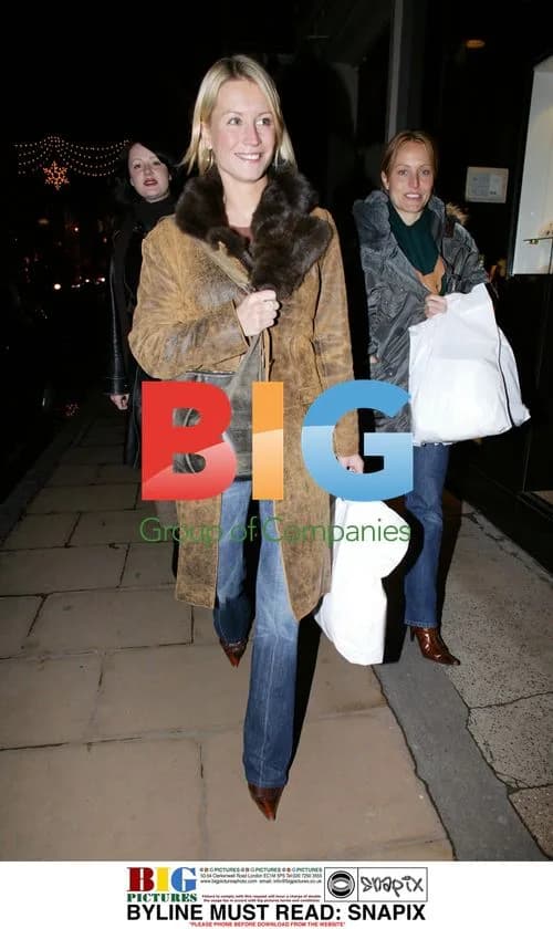 Denise Van Outen Shopping in Prada