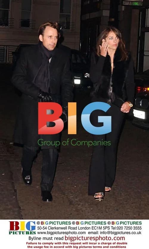 Liz Hurley and David Furnish