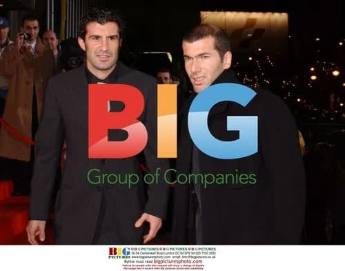 Figo and Zidane at FIFA World Player Awards