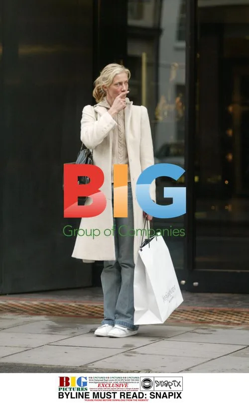 Joely Richardson shops at Yves Saint Laurent
