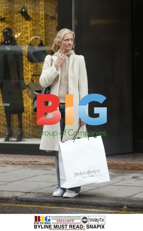 Joely Richardson Leaves YSL Store in London