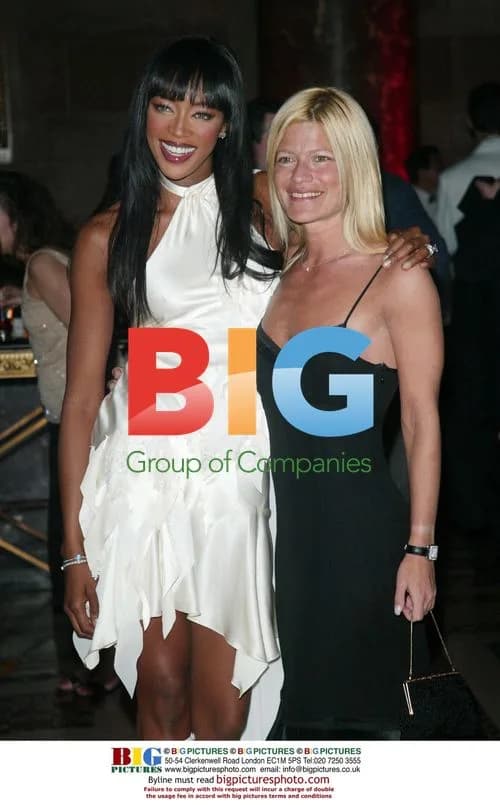 Naomi Campbell and Lizzie Grubman at Holiday Party