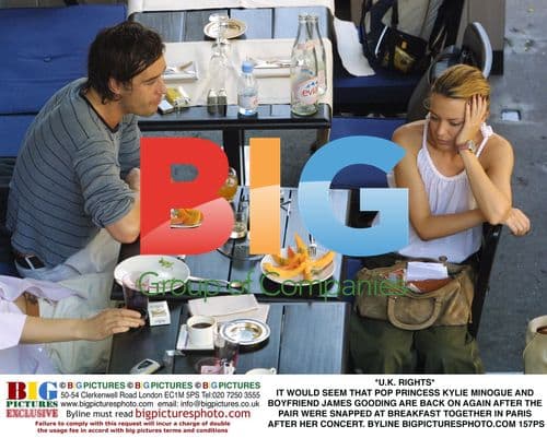 Kylie Minogue and Boyfriend James Gooding in Paris