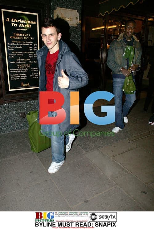 Boyband 'One True Voice' at Harrods