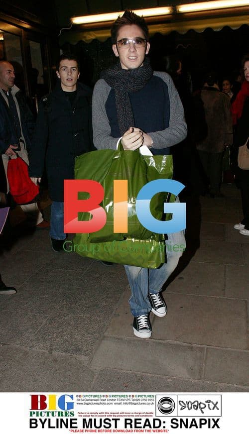 Boyband 'One True Voice' at Harrods