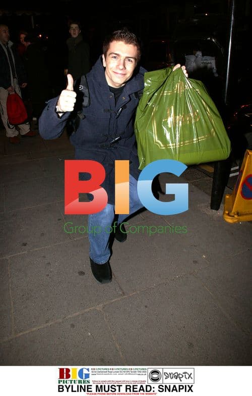 Boyband 'One True Voice' at Harrods