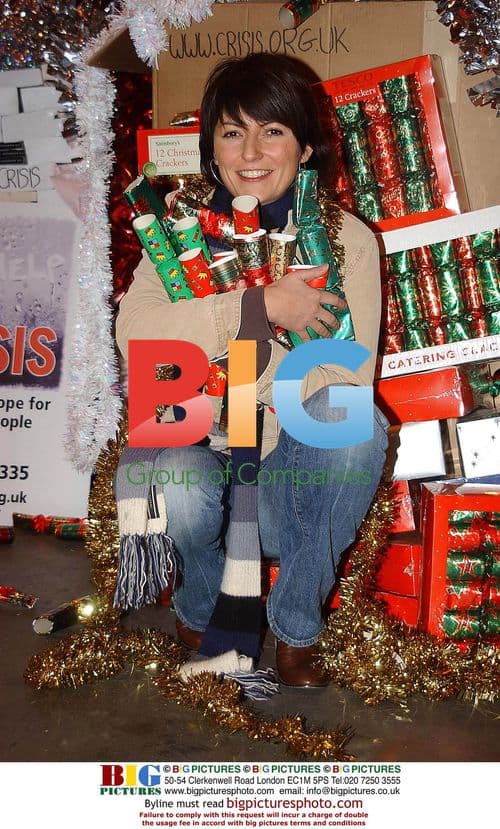 Davina McCall launches 30th 'Crisis Open Christmas'