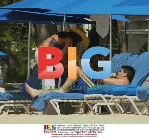 Simon Cowell Enjoys Winter Vacation in Barbados