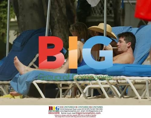 Simon Cowell Enjoys Barbados Holiday