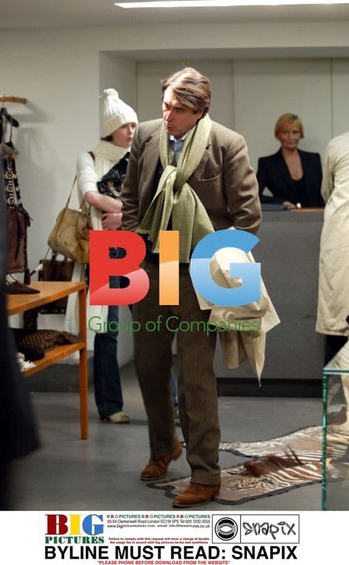 Bryan Ferry Shopping with Girlfriend in London