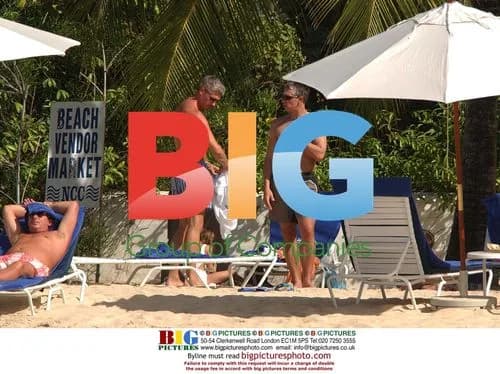 Gary Lineker and Family in Barbados