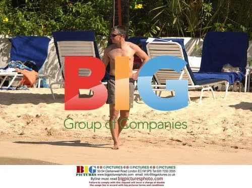 Gary Lineker and Family Vacation in Barbados