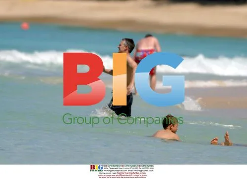 Gary Lineker and Family in Barbados