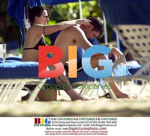 Mel C on Holiday in Barbados