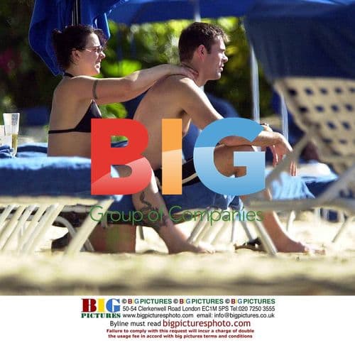 Mel C and Boyfriend Vacation in Barbados