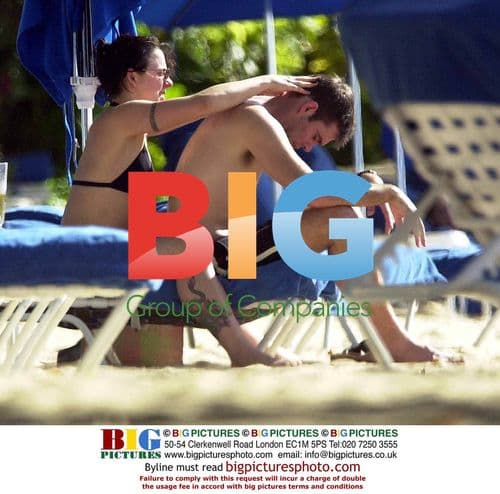 Mel C and Boyfriend on Barbados Vacation