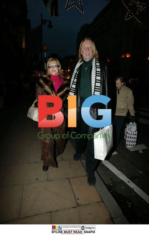 Rick Wakeman spotted Christmas shopping in Mayfair
