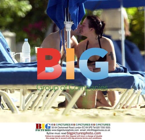 Mel C and Boyfriend on Barbados Holiday