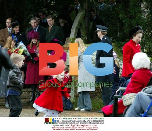 UK Royal Family Attend Christmas Church Service