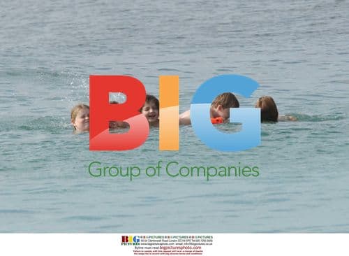 Colin Montgomery with Family on Caribbean Beach