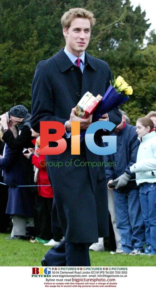 Prince William Attends Christmas Service