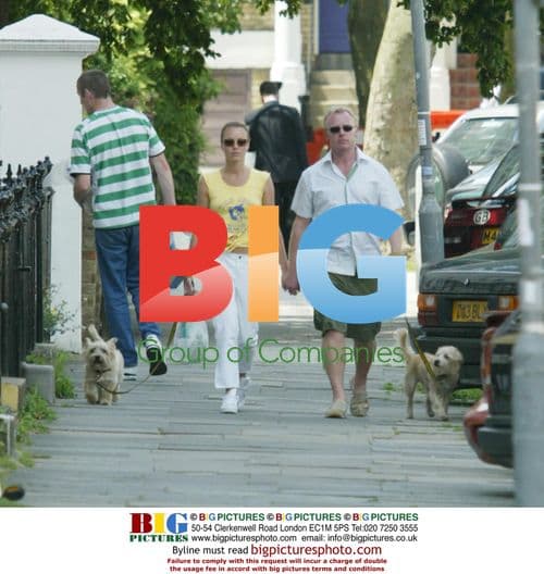 TV Couple Les Dennis and Amanda Holden Lunch in Primrose Hill