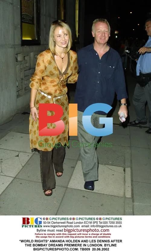 AMANDA HOLDEN AND LES DENNIS AFTER PREMIERE