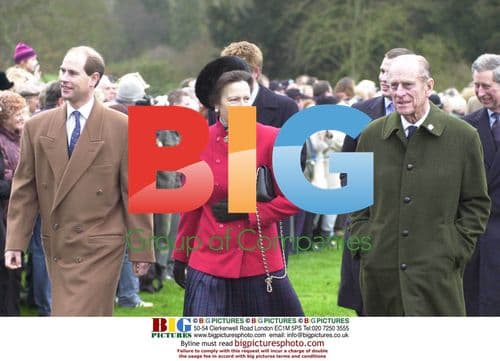 Royal Family Attend Christmas Service