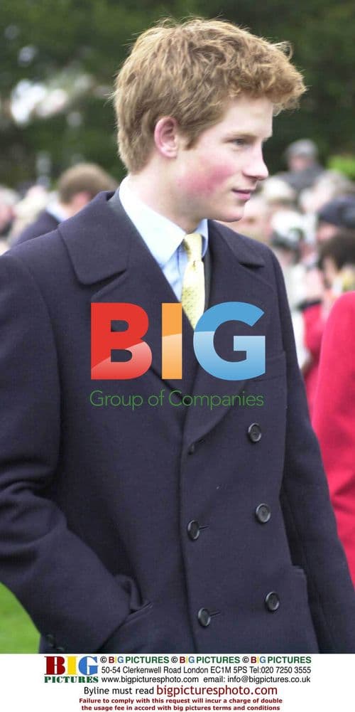 Prince Harry Attends Christmas Service at Sandringham