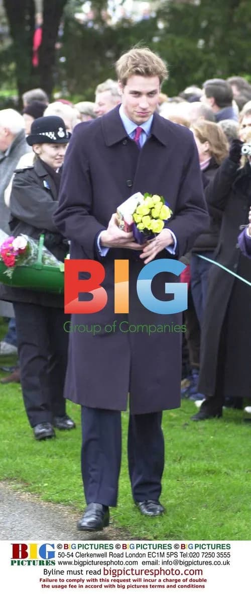 Prince William Attends Christmas Service