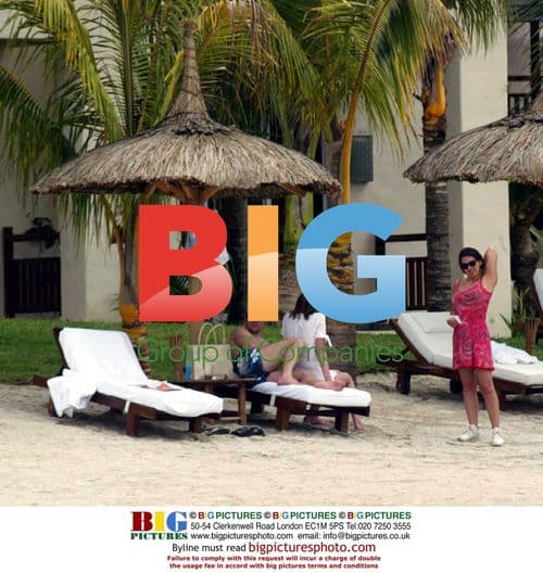 Lothar Matthaus on Holiday in Mauritius